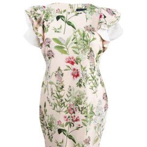 Tommy Hilfiger white & floral dress NWT